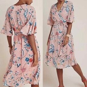 Anthropologie Maeve Adelaide‎ Wrap Dress Size XS